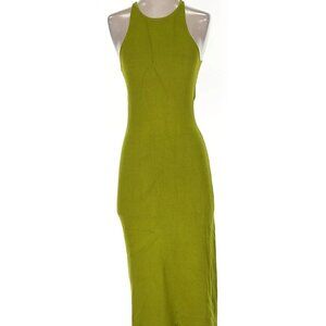 House of Harlow 1960 Open Back Midi Knit Dress in green